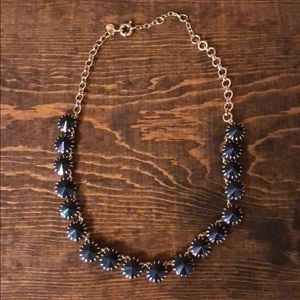 J. Crew navy/gold necklace